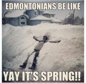Spring in Edmonton