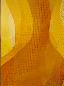 "For The First Time" by Meghan MacMillan, 9 x 12", acrylic on birch panel, 2014