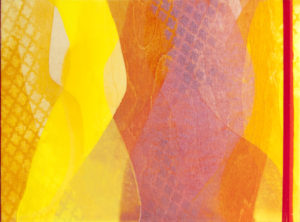 "Let's Talk" by Meghan MacMillan, 12 x 16", acrylic on birch panel, 2014