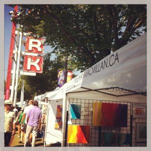 Meghan MacMillan at ArtWalk 2014