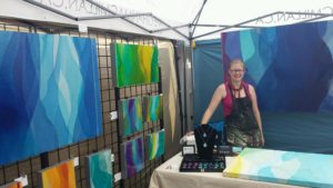 Meghan MacMillan at the 2015 Whyte Avenue Art Walk https://twitter.com/MarieIwanow/status/620311964397408256